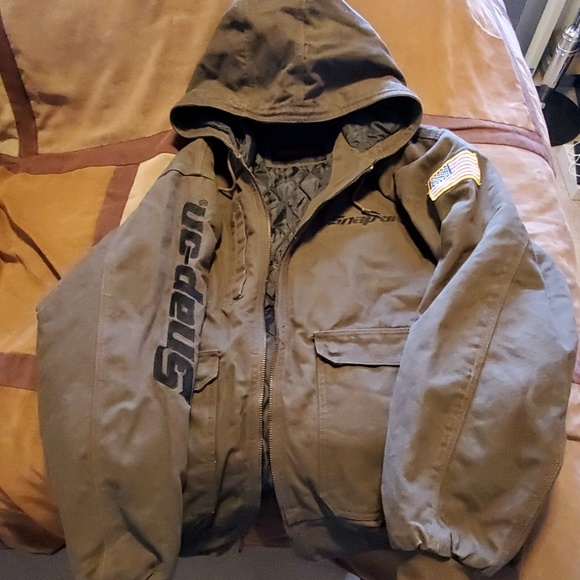 Coats | Snapon Snap On Jacket Coat 